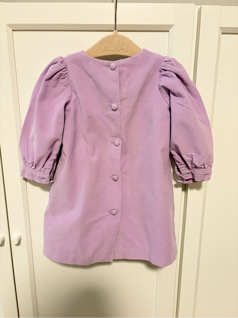 Corduroy Lilac Dress - Picture 2 of 2